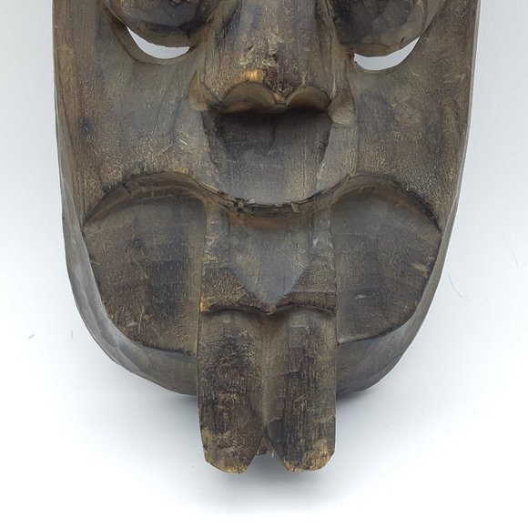 African Demon Wall Mask - Picture 5 of 11